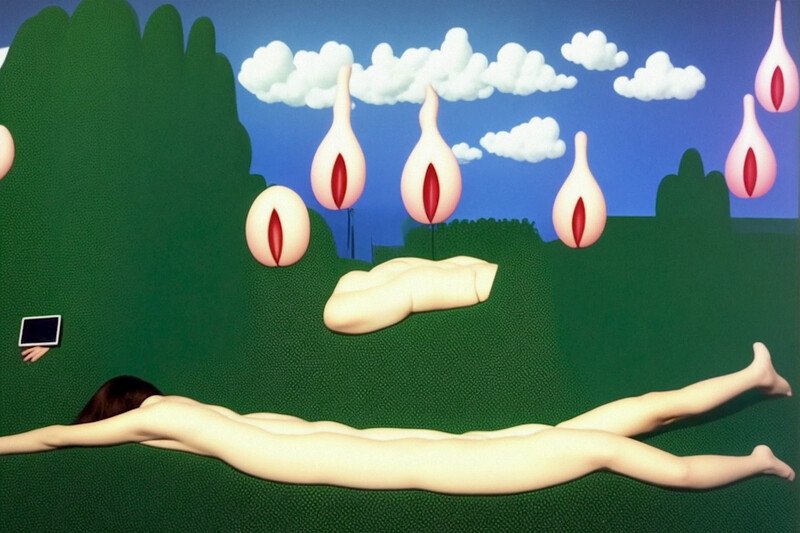 Algorithmic Nudes Grapple with Entropy poster